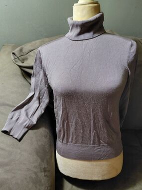 Rayon/Nylon Silky Smooth Turtleneck Sweater